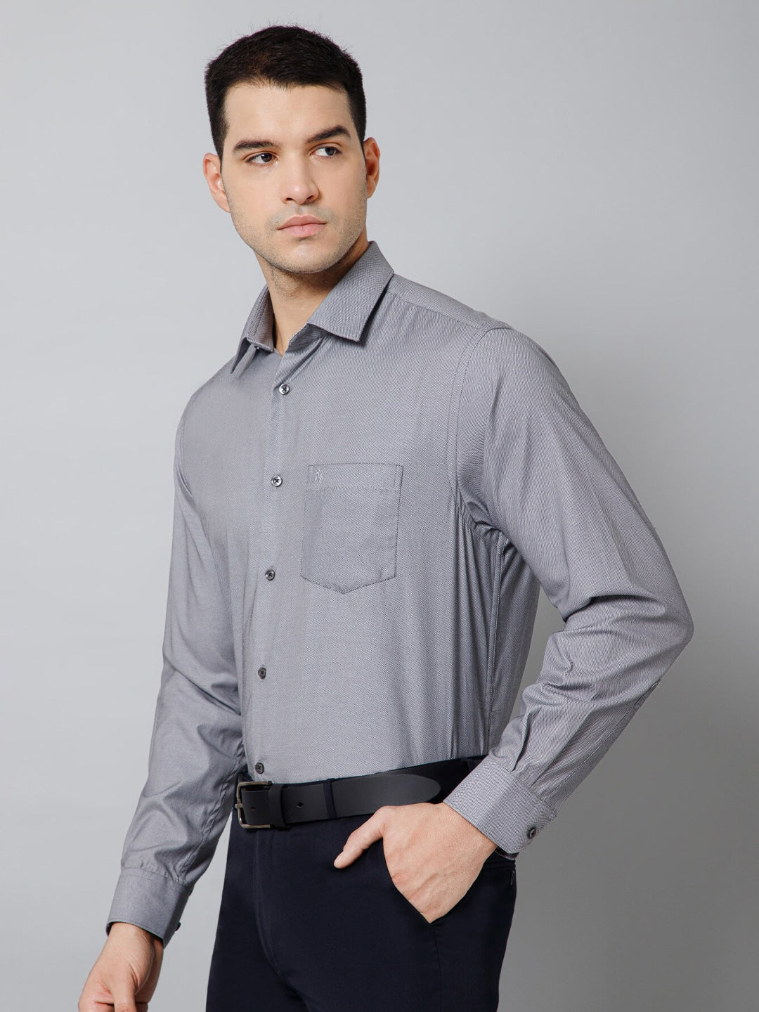 Spread Collar Comfort Formal Shirt
