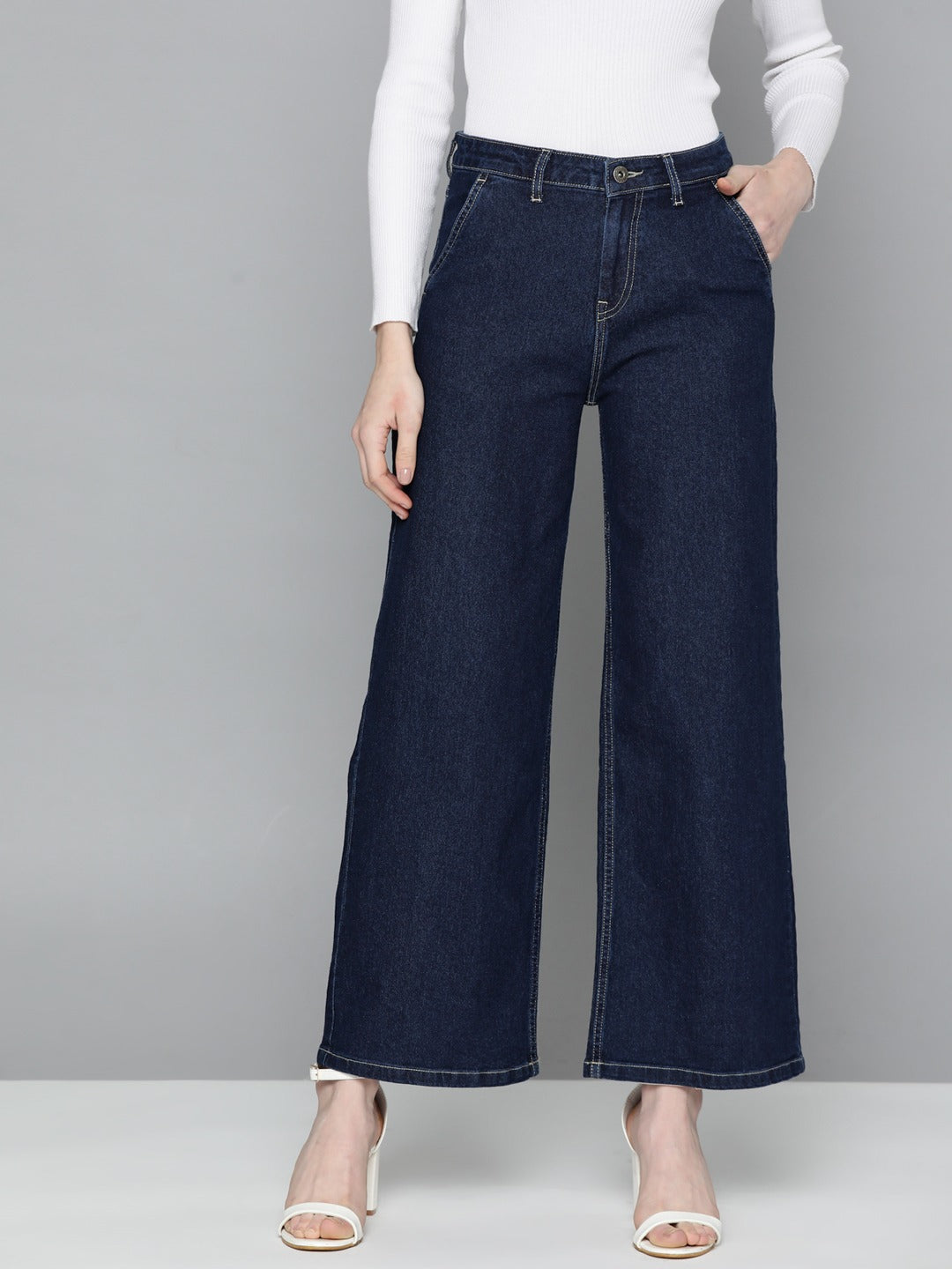 Women Flared Stretchable Jeans