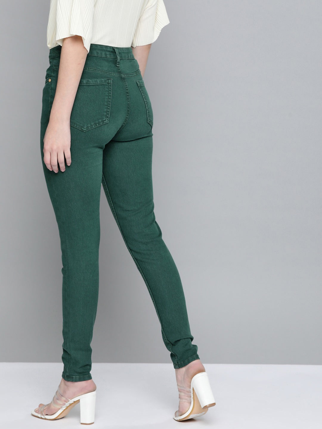 Women Skinny Fit Solid Stretchable Jeans