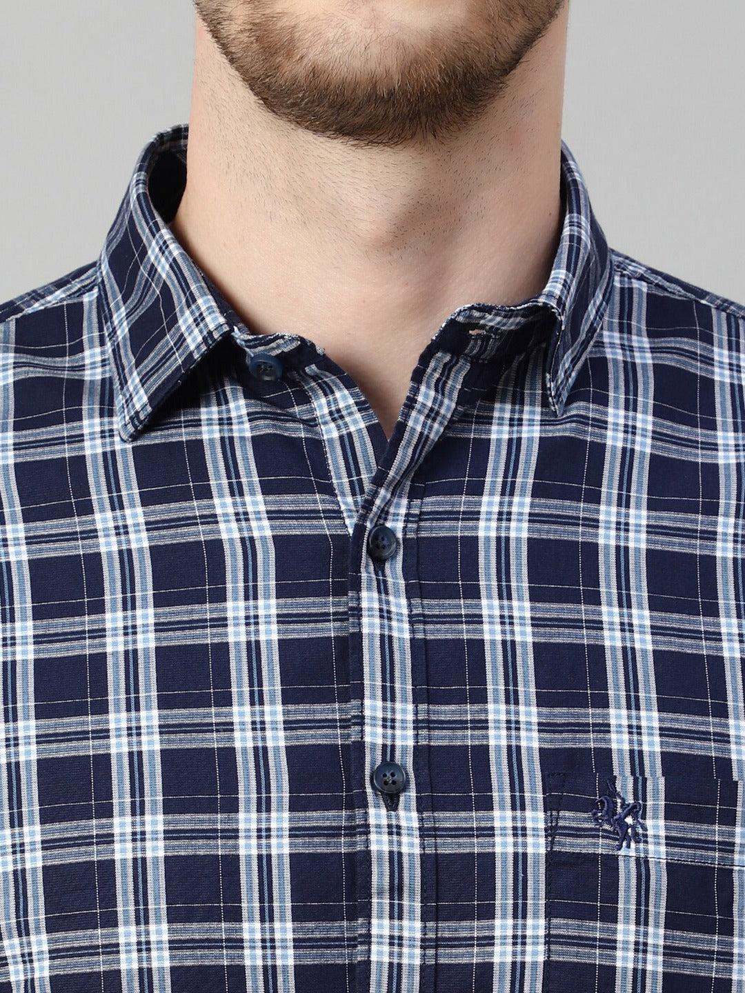 Tartan Checks Cotton Casual Shirt