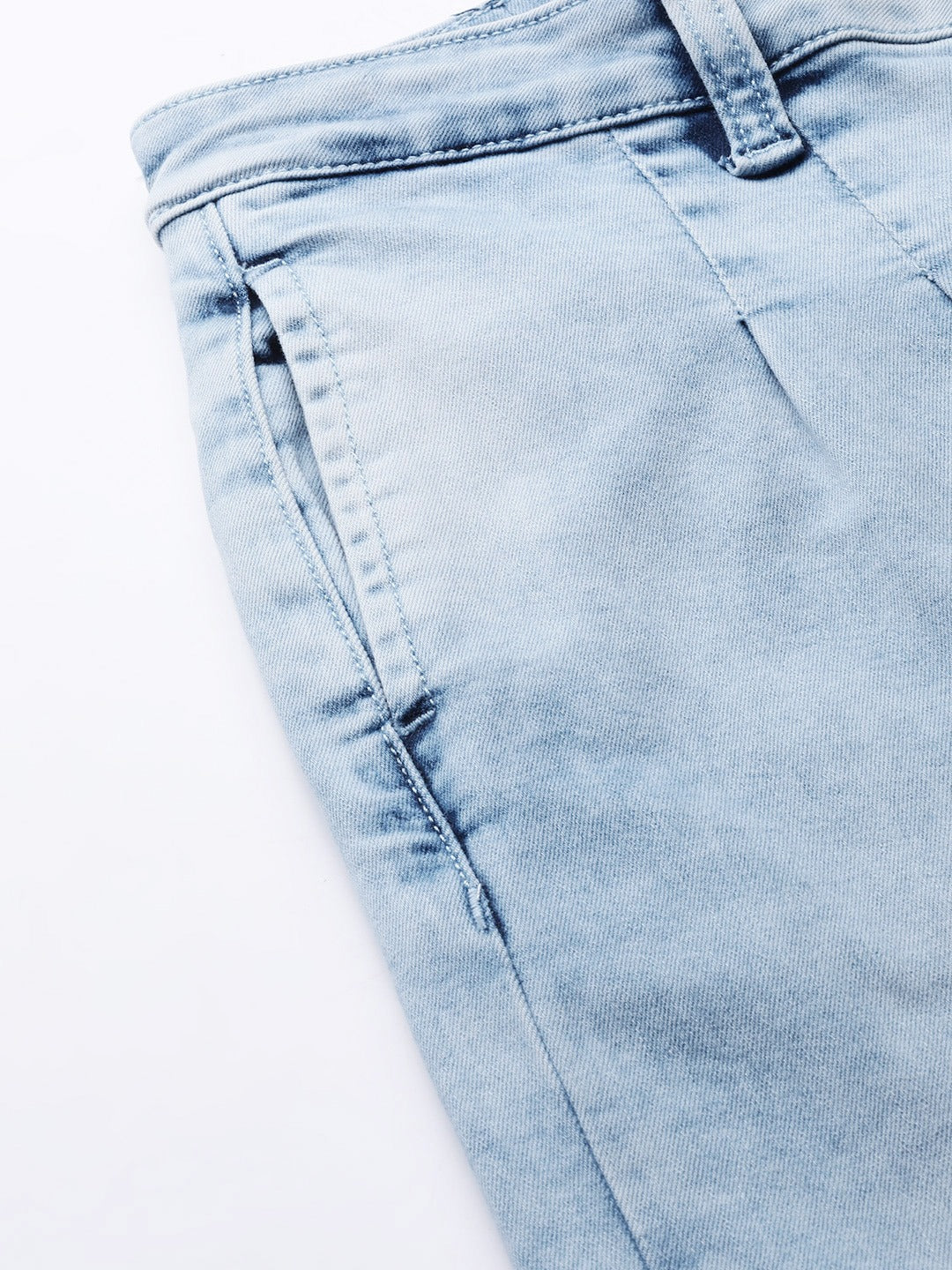 Women Indigo Denim Daze High-Rise Heavy Fade Mom Fit Stretchable Jeans