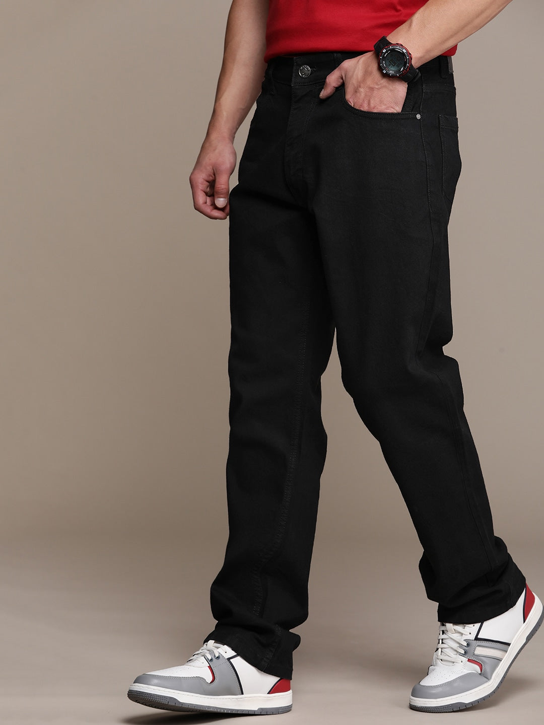 Men Anti Fit Stretchable Jeans