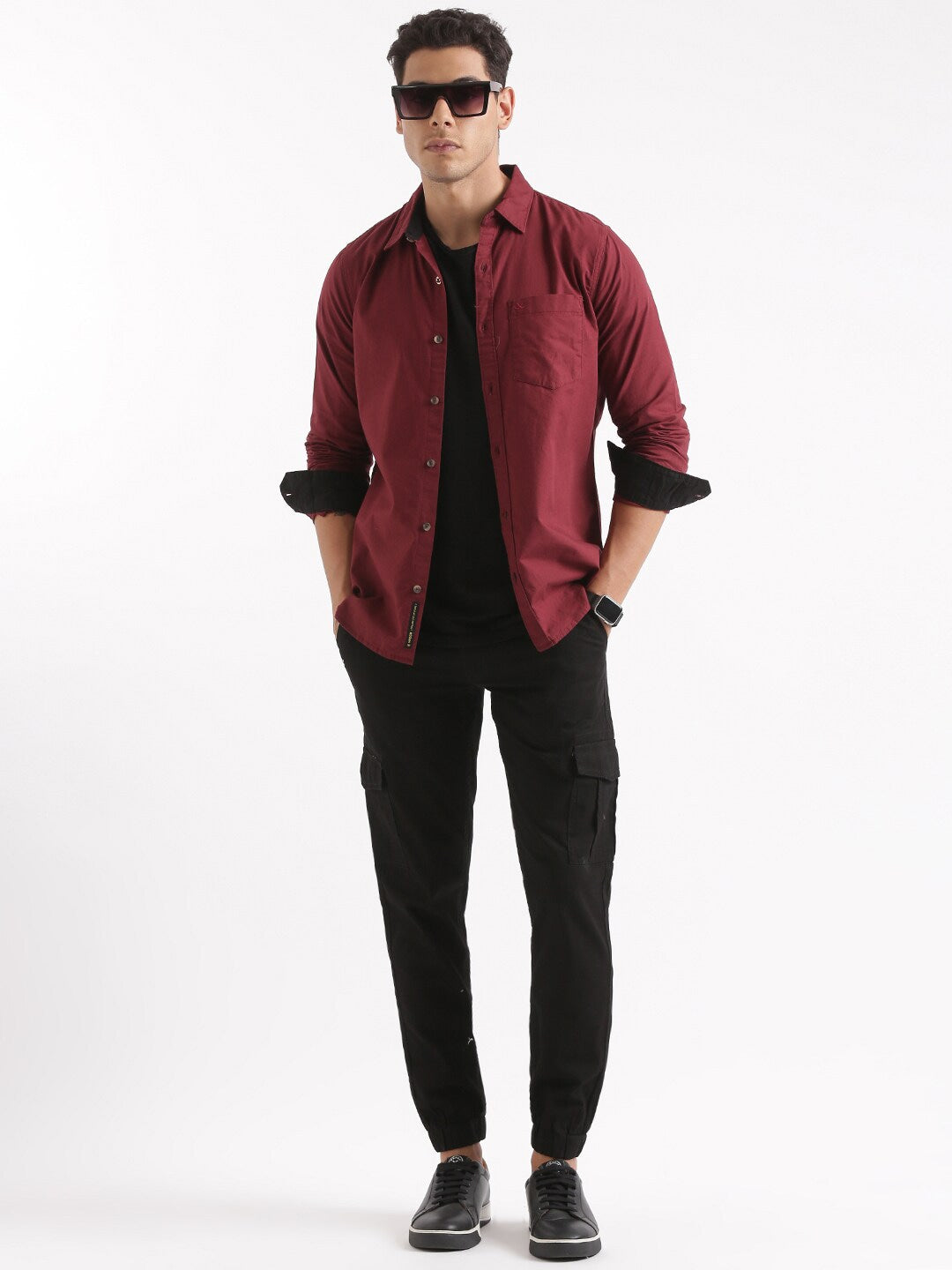 Slim Fit Linen Casual Shirt