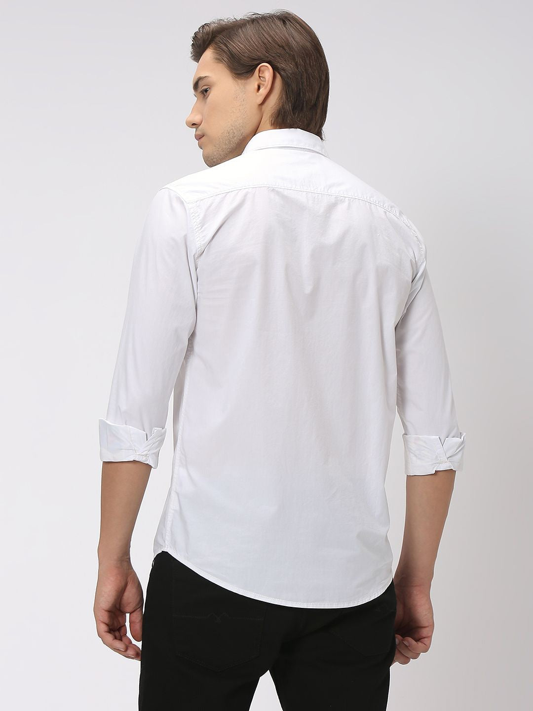 Slim Fit Casual Cotton Linen Shirt