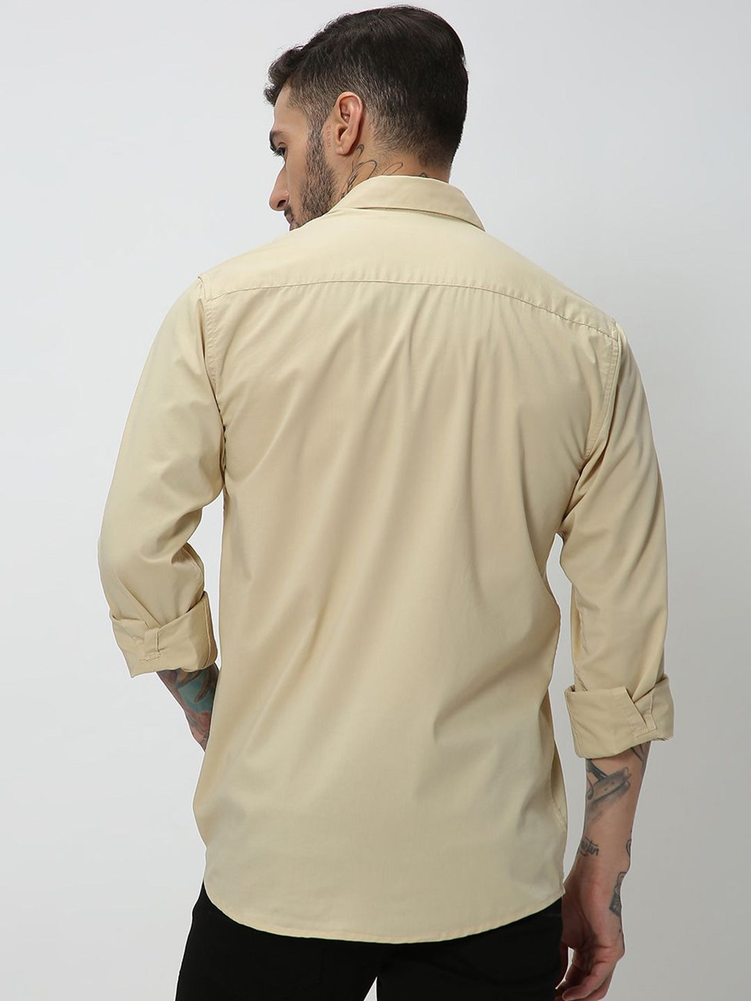 Slim Fit Cotton Linen Shirt