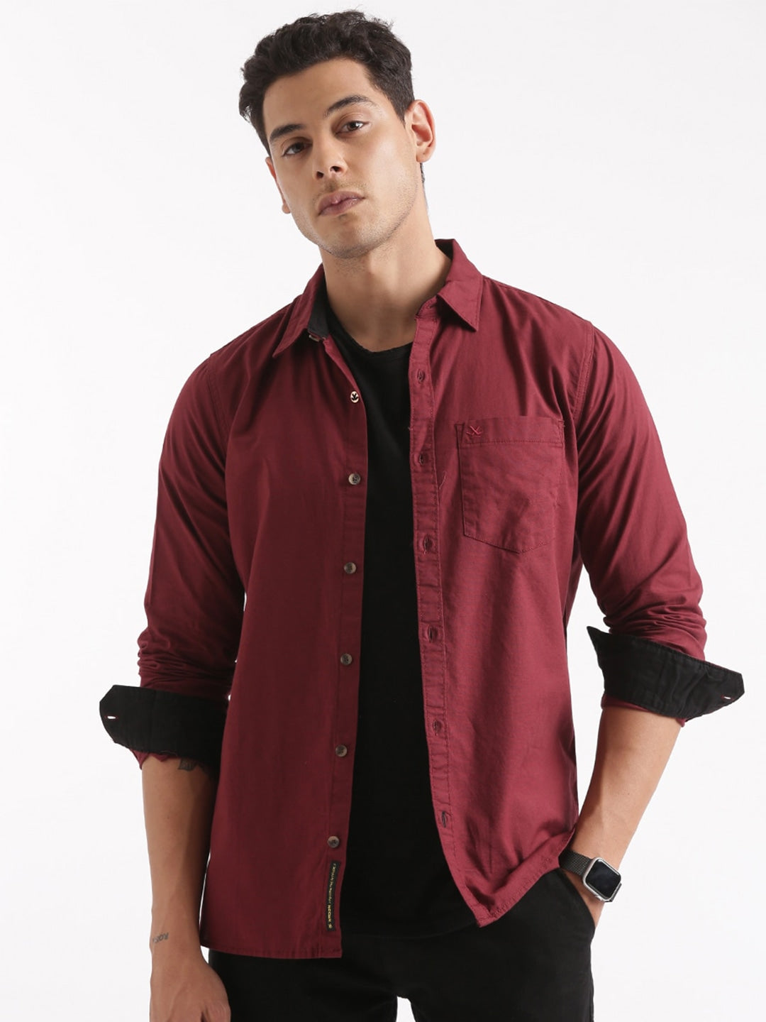 Slim Fit Linen Casual Shirt