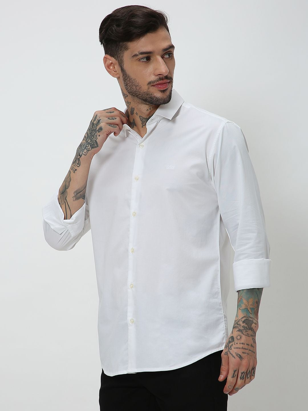 Slim Fit Casual Cotton Linen Shirt