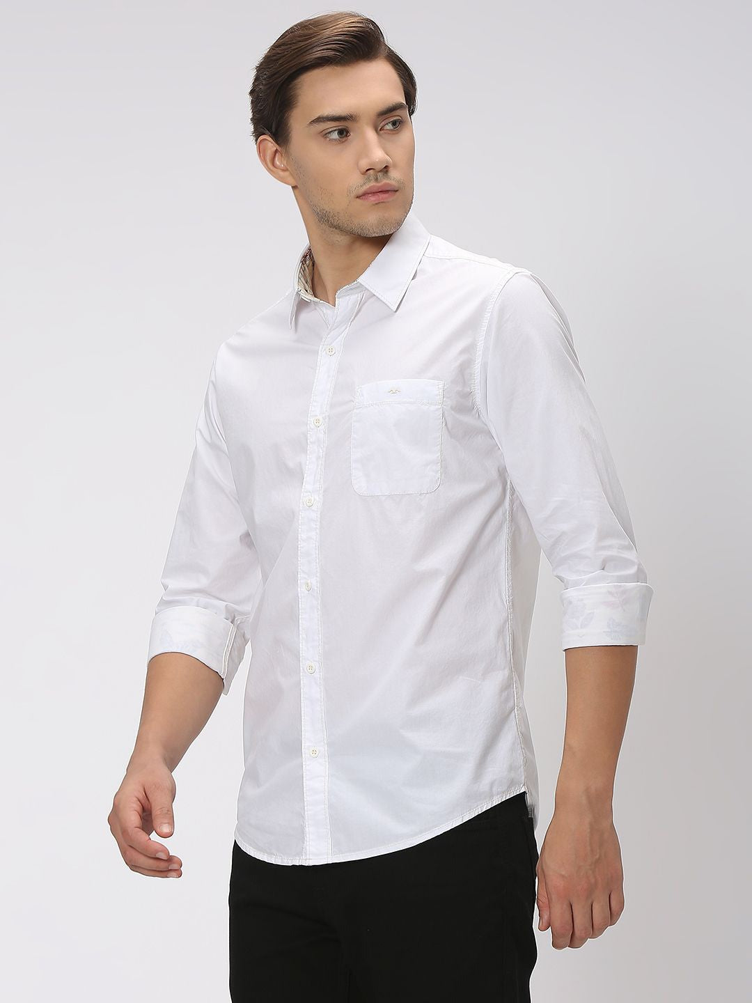 Slim Fit Casual Cotton Linen Shirt