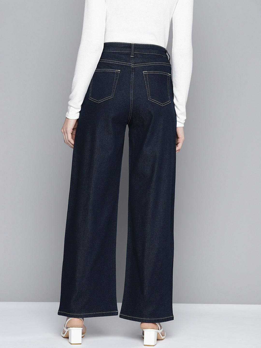 Women Flared High-Rise Jeans