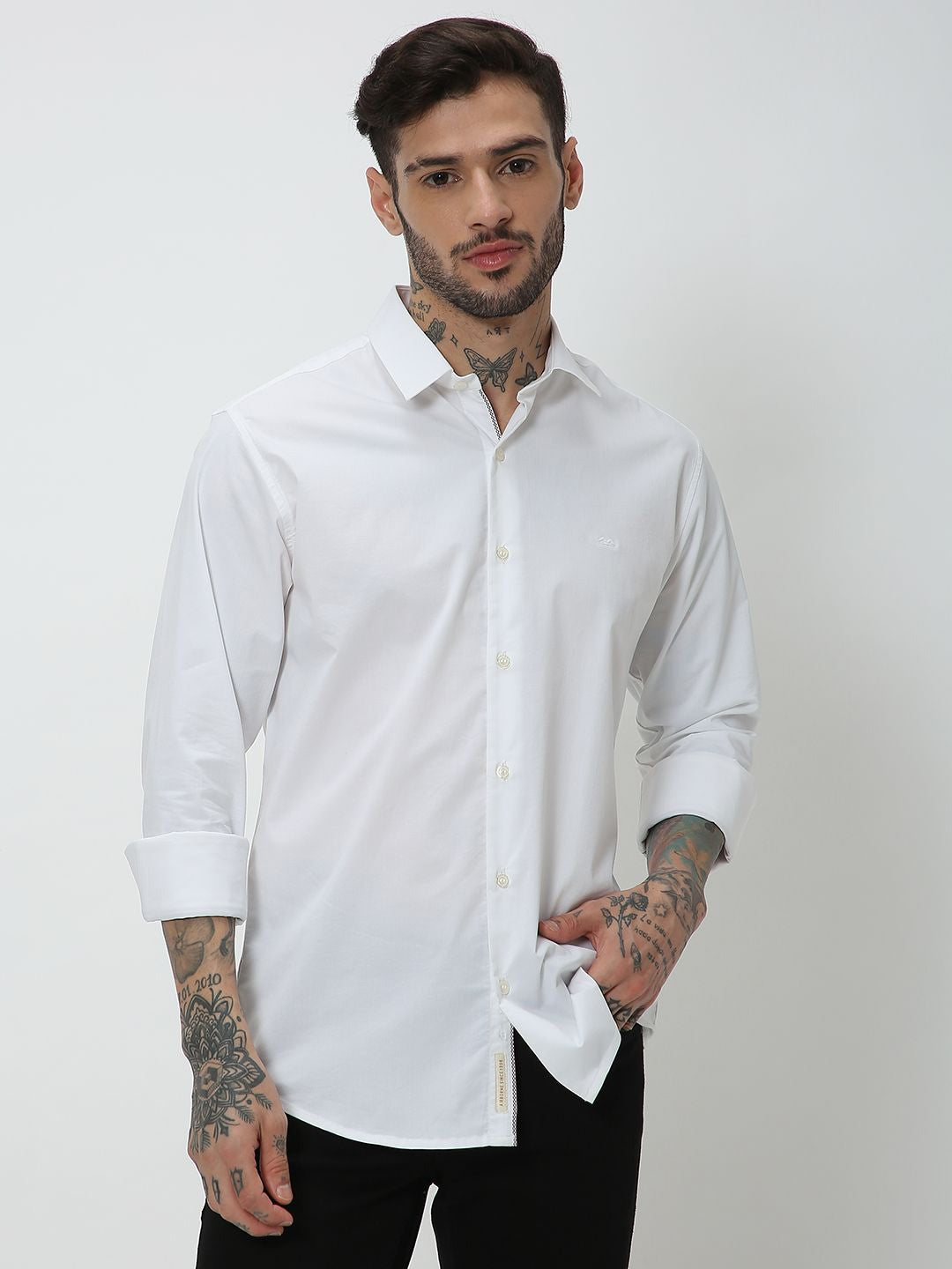 Slim Fit Casual Cotton Linen Shirt