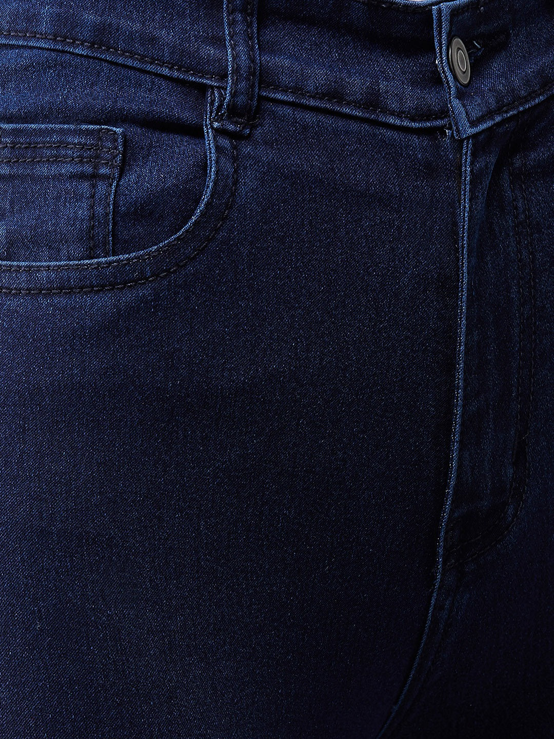 Women Navy Blue Skinny Fit High-Rise Clean Look Stretchable Jeans