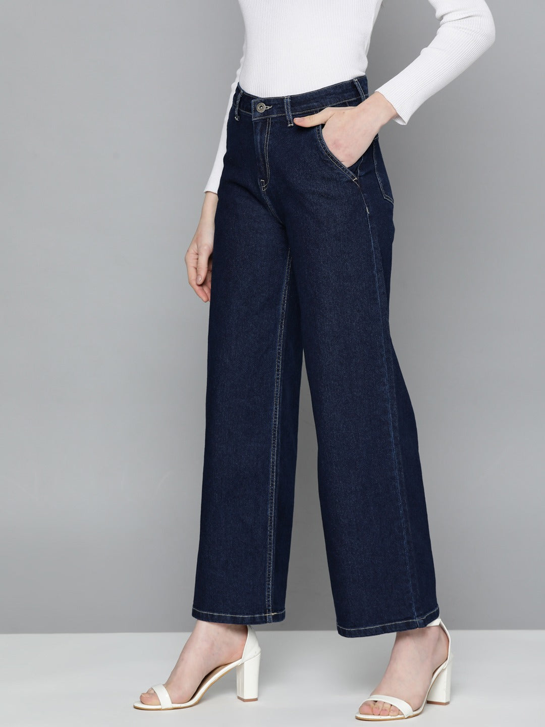 Women Flared Stretchable Jeans